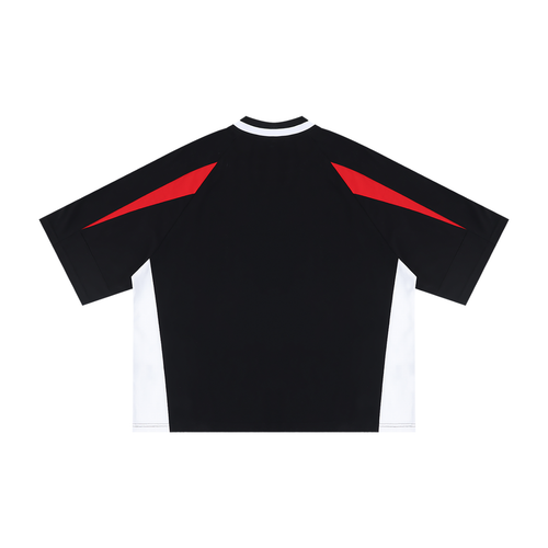 Bandits Oversized Colour-Block Jersey — Detail — Banana Bandits