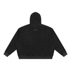 Two Face Waffle Zip Hoodie
