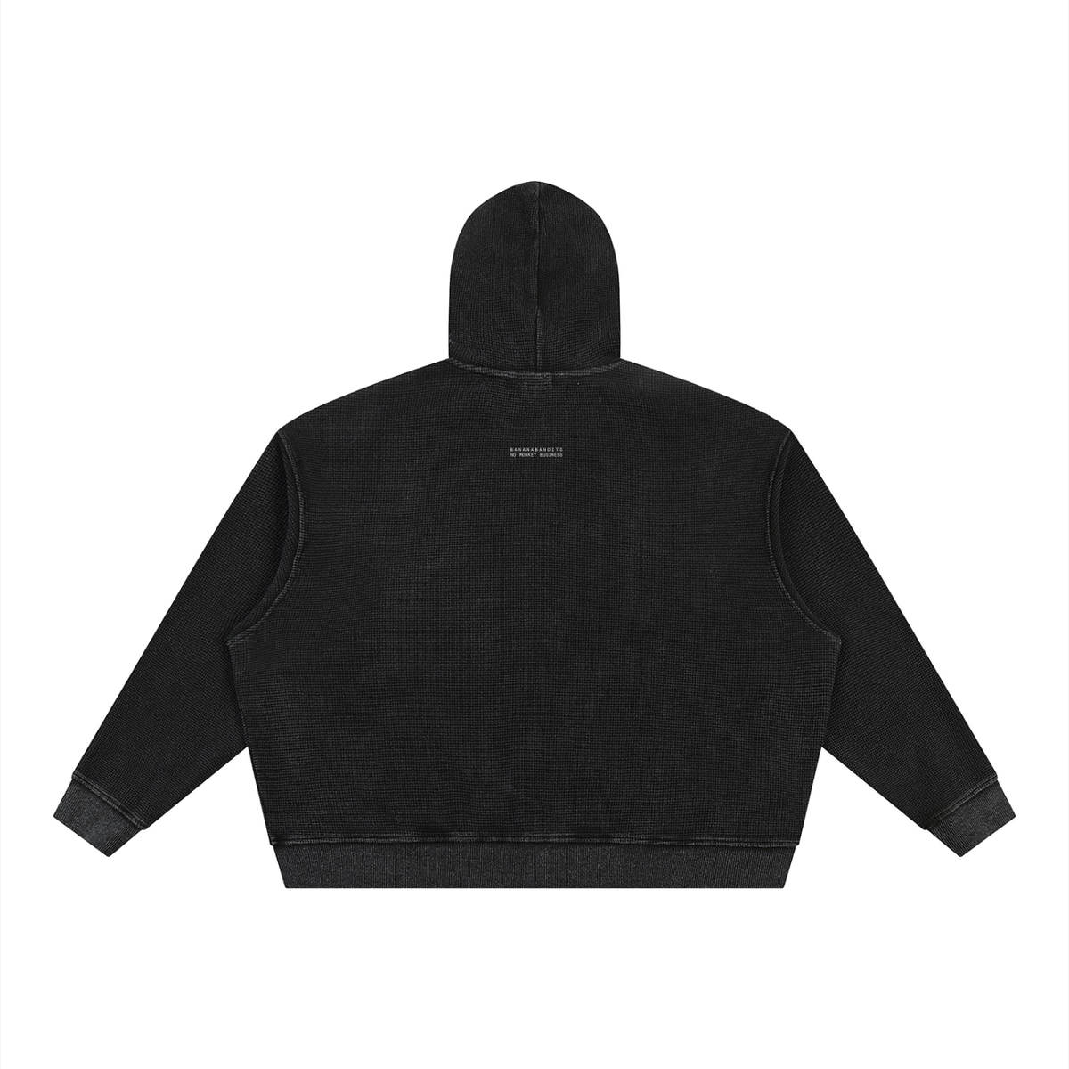 Two Face Waffle Zip Hoodie