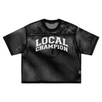 Local Champion Boxy Net See-Through T-Shirt — Banana Bandits