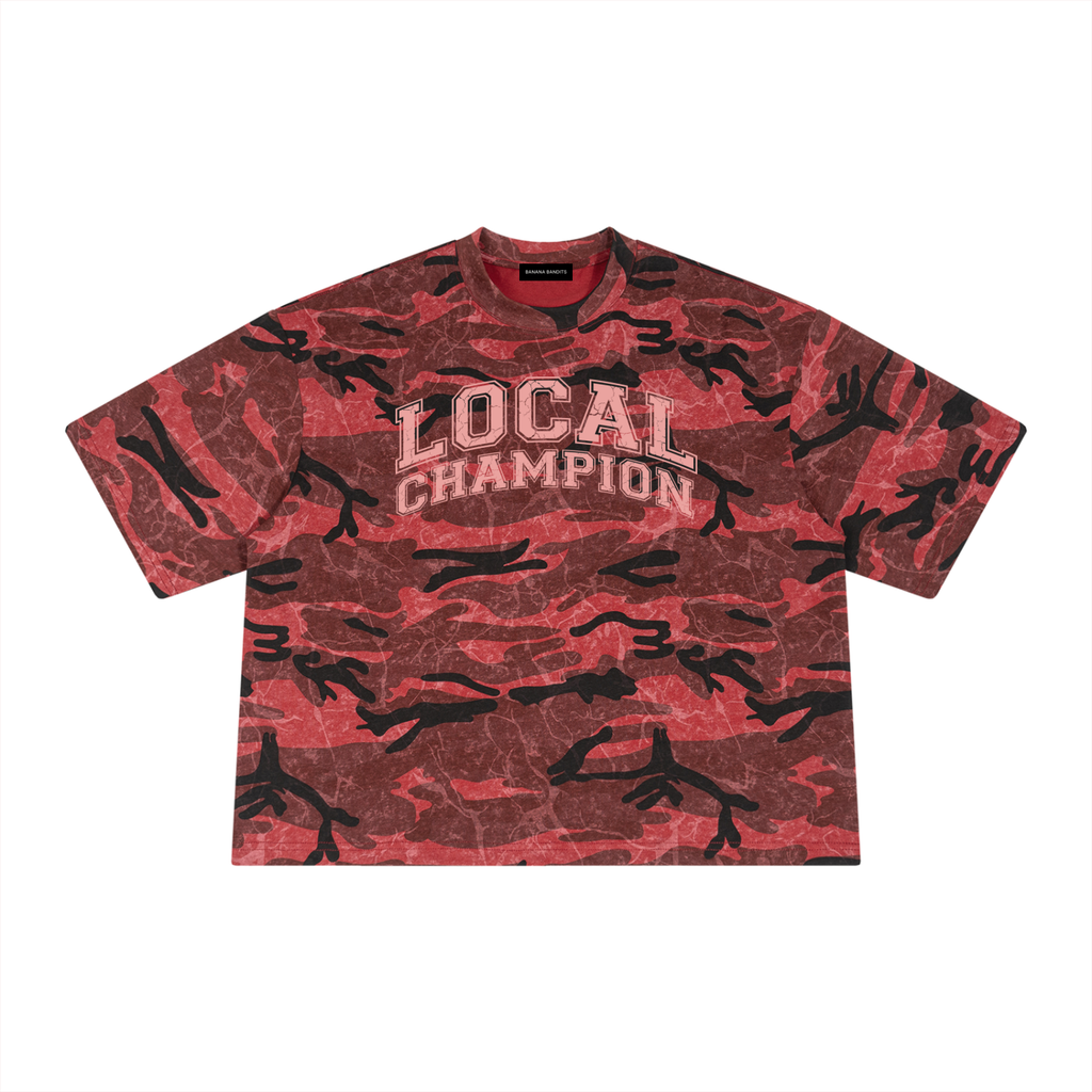 Local Champion Camo Boxy T-Shirt
