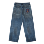 Baggy Vintage Wash Denim Jeans — Banana Bandits UK — Back