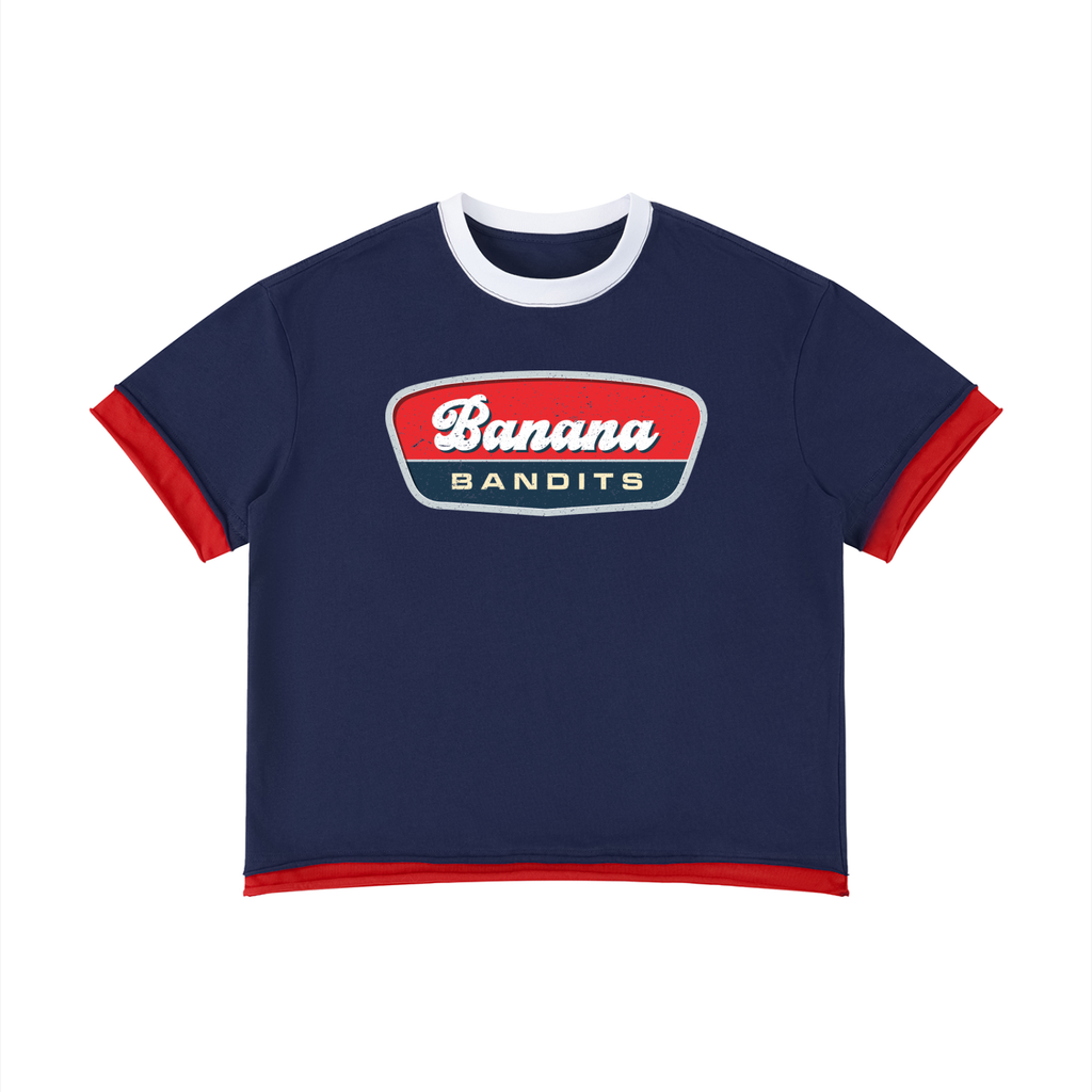 Boxy Colour-Block T-Shirt — Banana Bandits UK Streetwear