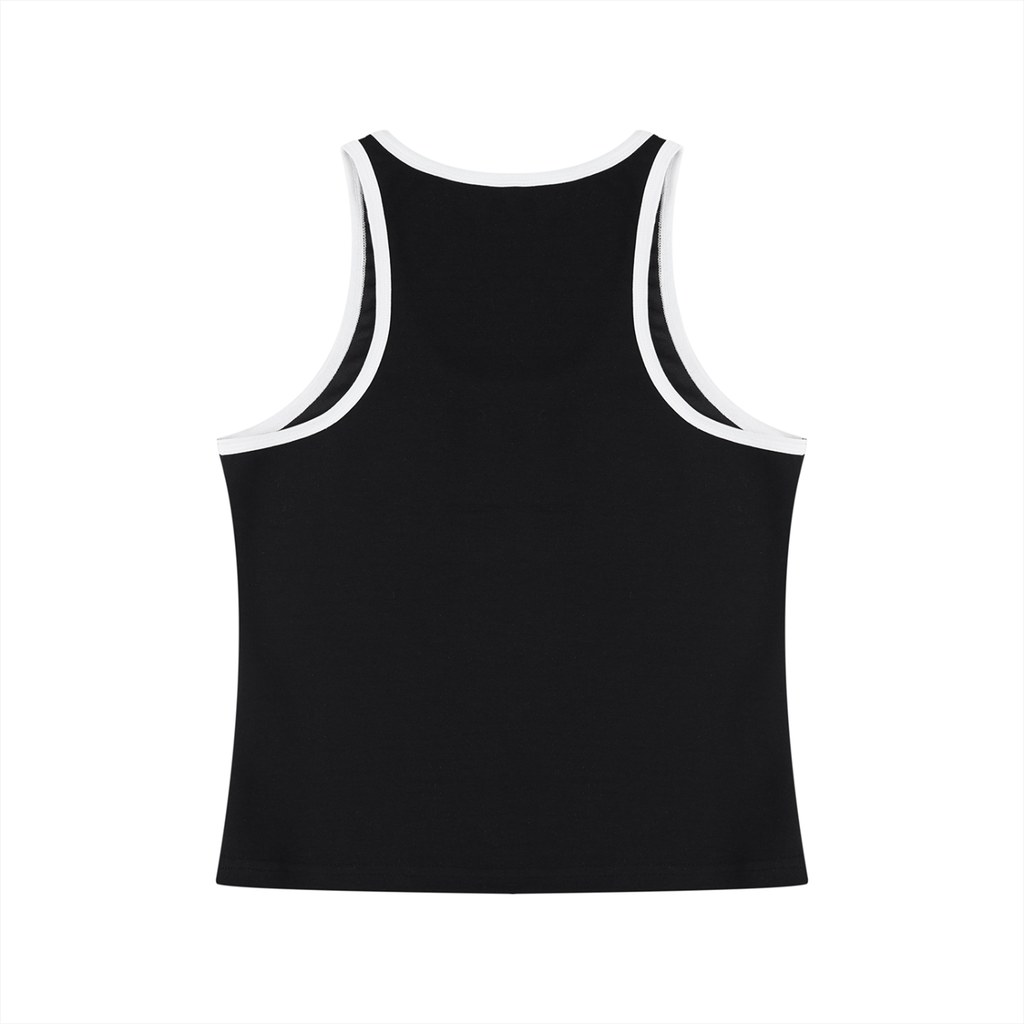 Local Champion Cropped Tank Top — Side View — Banana Bandits