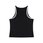 Local Champion Cropped Tank Top — Side View — Banana Bandits