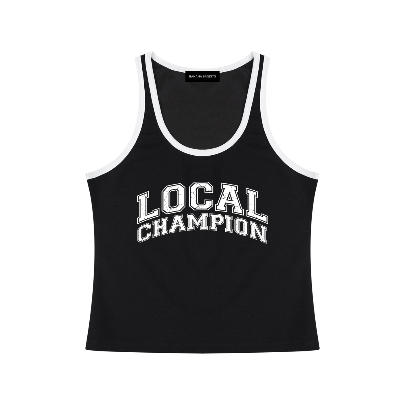Local Champion Cropped Tank Top — Banana Bandits UK
