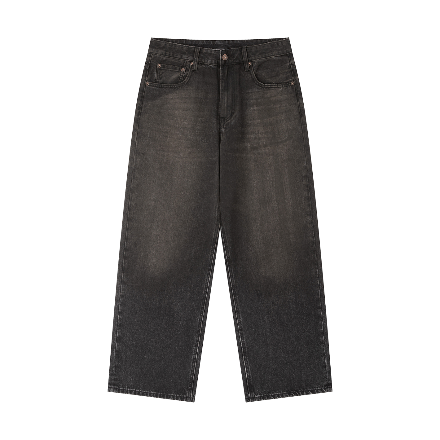 Vintage Wash Heavyweight Denim Jeans — Banana Bandits UK — Front