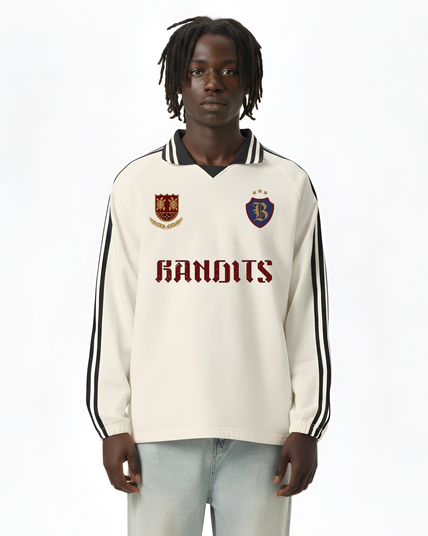 BB Campus Lapel Collar Sweatshirt