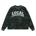 Local Champion Waffle Boxy Long-Sleeve T-Shirt — Banana Bandits