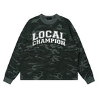 Local Champion Waffle Boxy Long-Sleeve T-Shirt — Banana Bandits