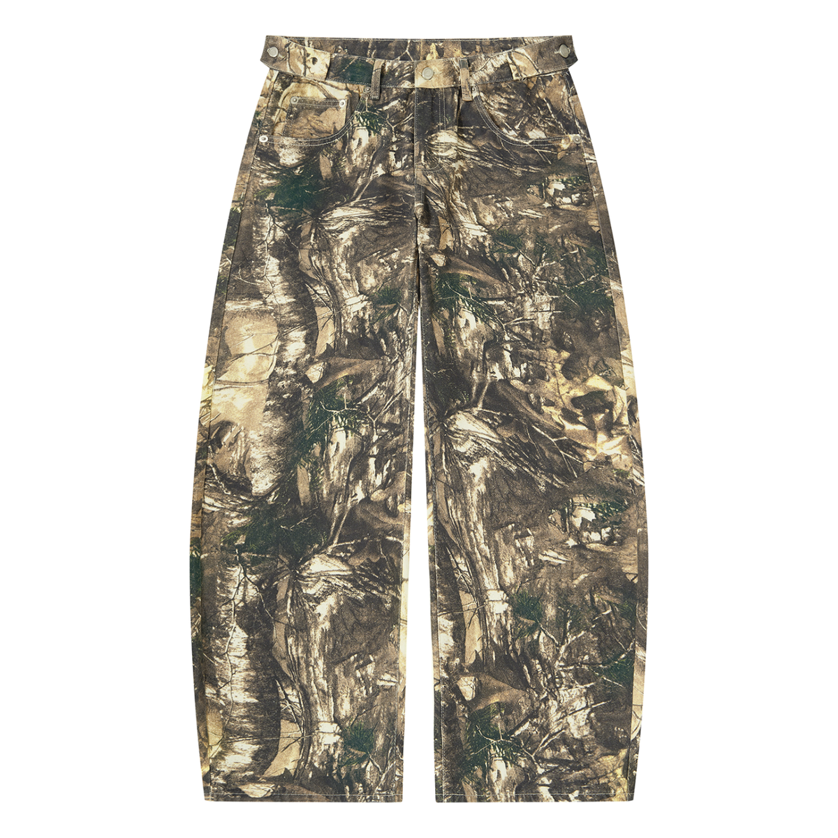 Tree Camo Barrel-Leg Pants