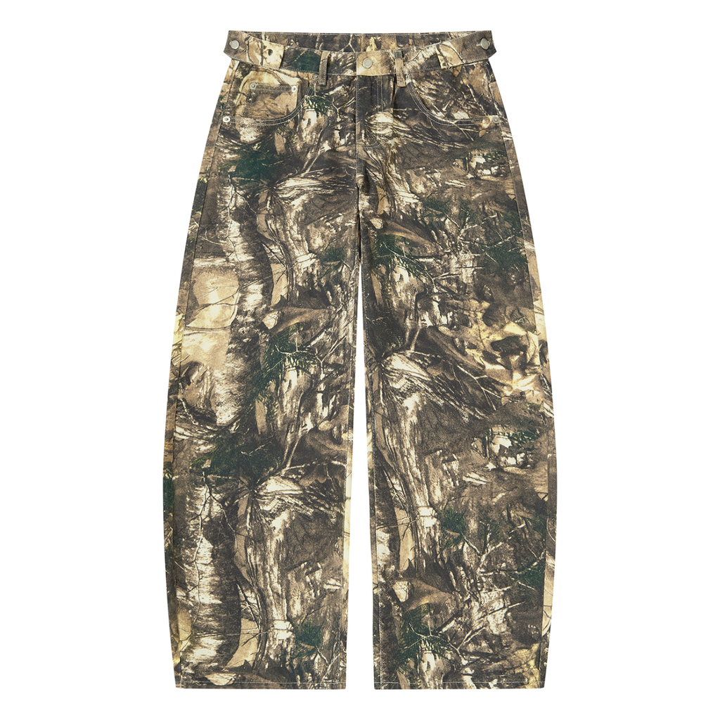 Tree Camo Barrel-Leg Pants