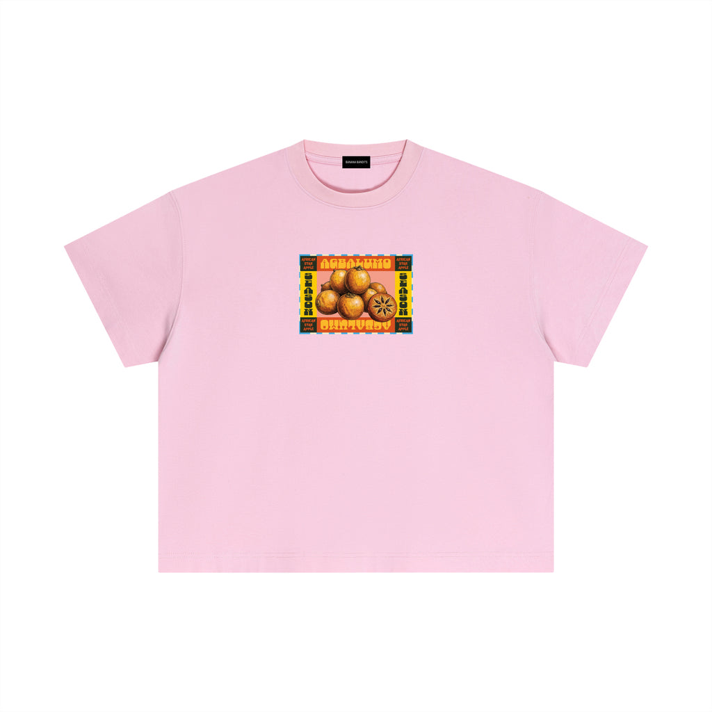 Agbalumo Season T-Shirt — Side View — Banana Bandits