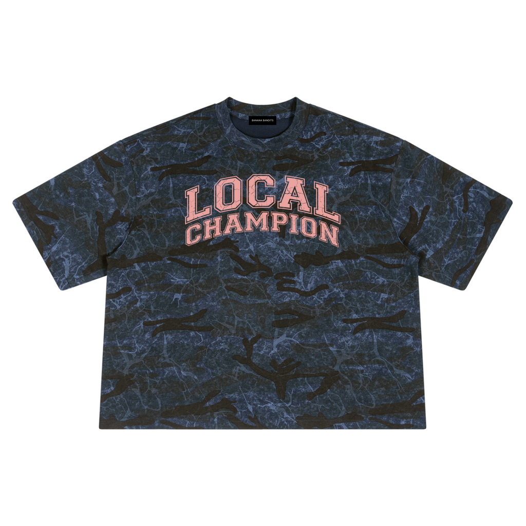 Local Champion Camo Boxy T-Shirt