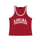 Local Champion Cropped Tank Top — Back View — Banana Bandits
