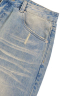 Sun Fade Raw Denim Jeans — Banana Bandits UK — Side