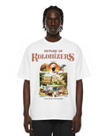 Unarchived - Beware of Kolonizers postcard Tee BANANA BANDITS