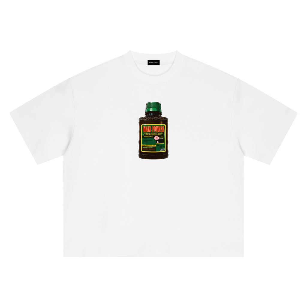 Man Power Oversized Boxy T-Shirt — Banana Bandits UK